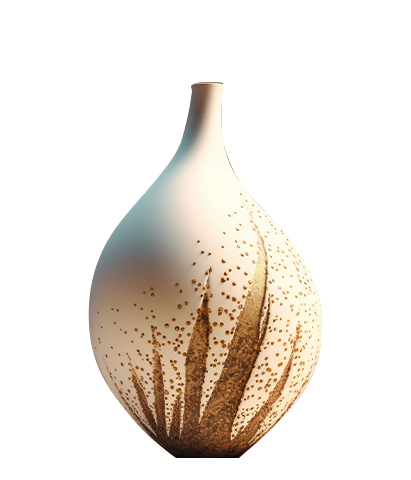 Textured Sandstone Speckled Ceramic Bud Vase